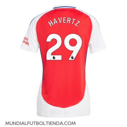 Camiseta Arsenal Kai Havertz #29 Primera Equipación Replica 2024-25 para mujer mangas cortas